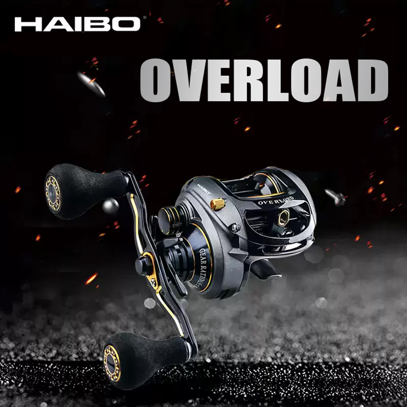 Abu Garcia Reel Max - Haibo OVERLOAD Mulinello da pesca Baitcasting