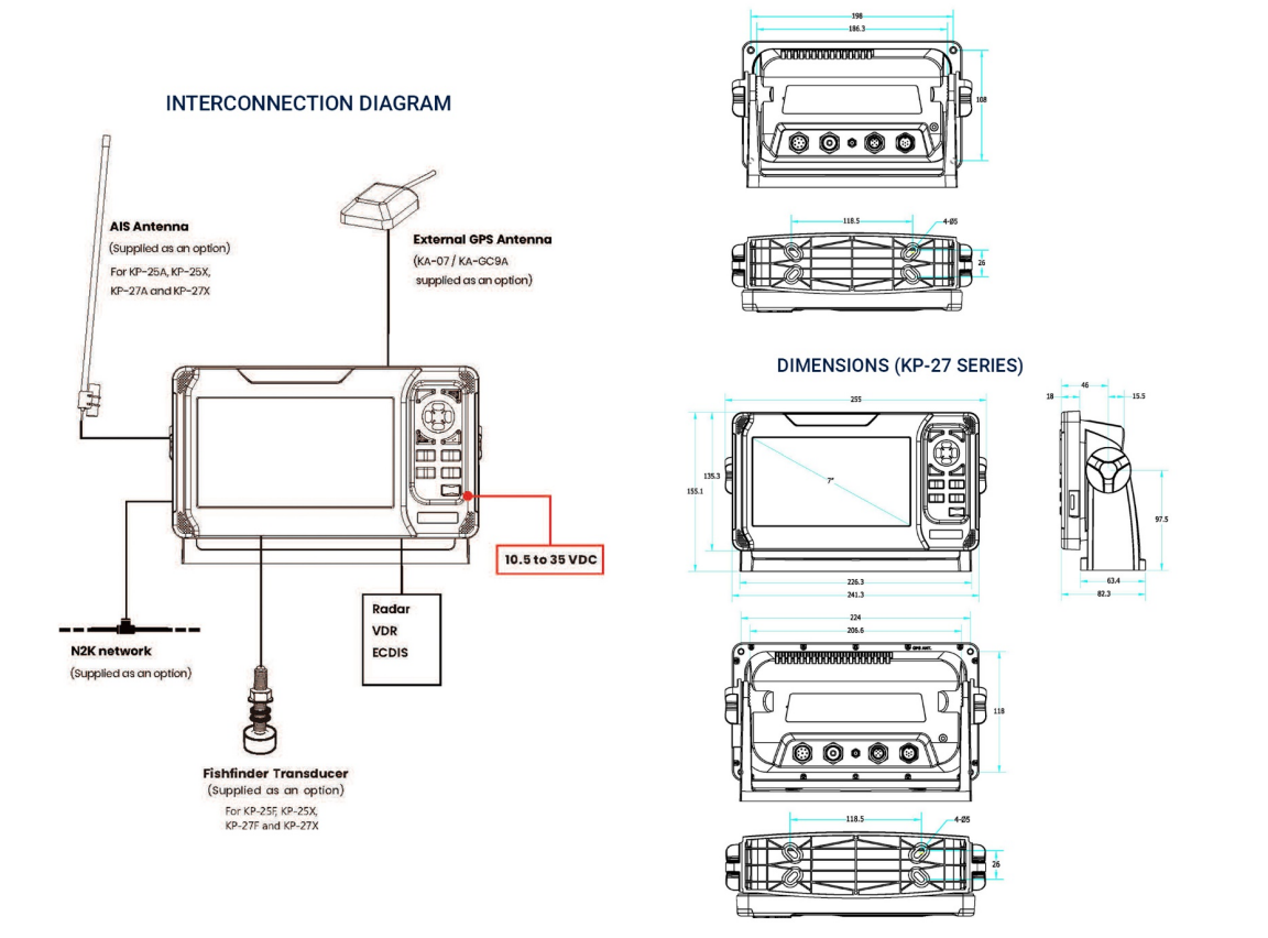 ONWA KP-27F Plotter grafico GP - Fish Finder Gps recensione e prezzo